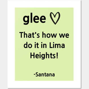 Glee/Lima Heights Posters and Art